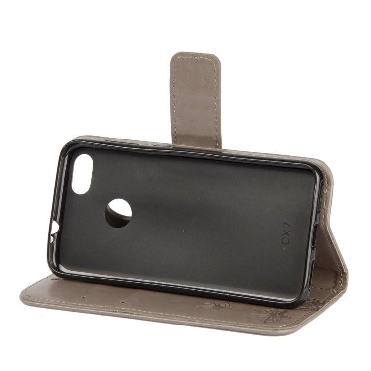 For Huawei Y9 (2018) Lotus Butterfly Pattern Horizontal Flip Leather Case with Holder & Card Slots & Wallet & Lanyard