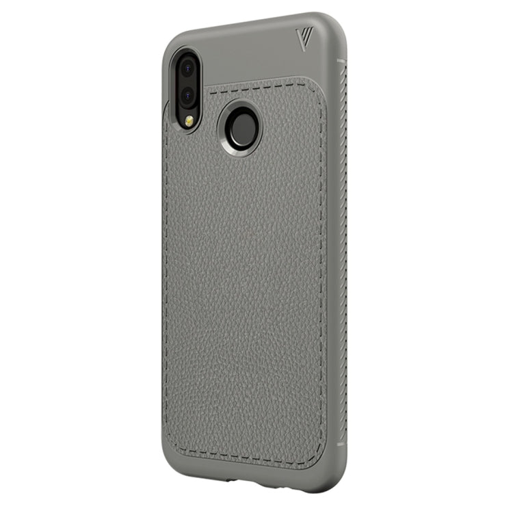 Lenuo Leshen Series for Huawei P20 Lite TPU Litchi Texture Dropproof Protective Back Cover Case