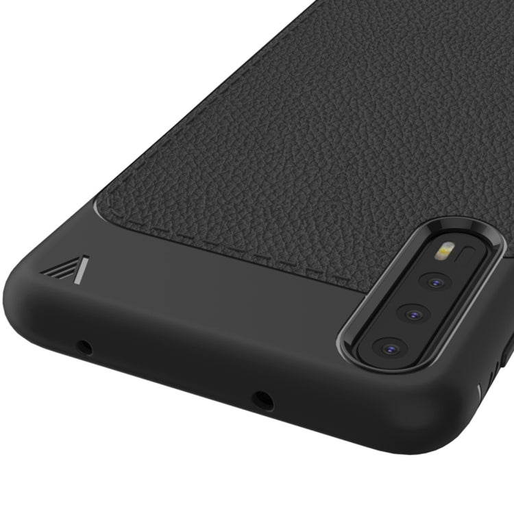 Lenuo Leshen Series Huawei P20 Pro TPU Litchi Texture Dropproof Protective Back Cover Case