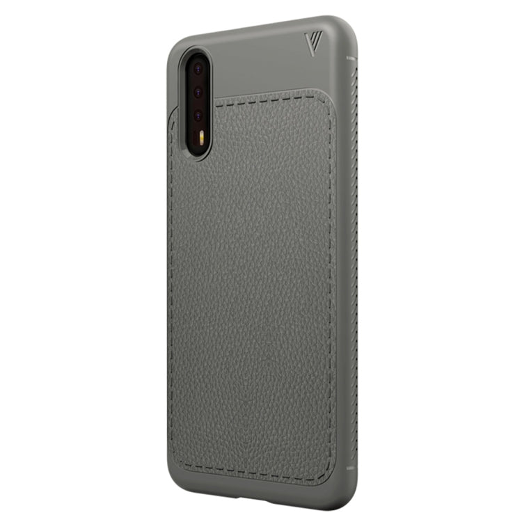Lenuo Leshen Series Huawei P20 Pro TPU Litchi Texture Dropproof Protective Back Cover Case