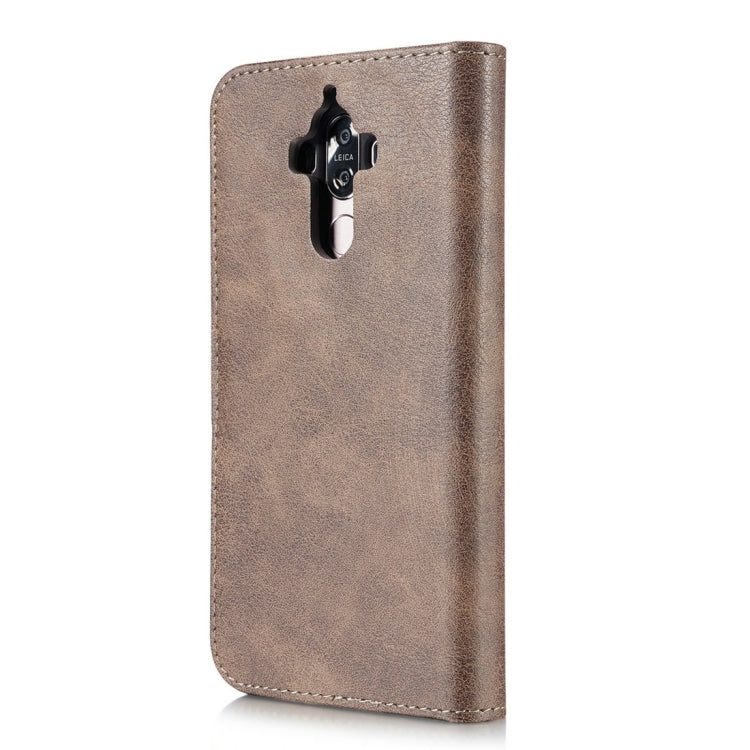 For Huawei Mate 9 Crazy Horse Texture Horizontal Flip Detachable Magnetic Protective Case with Holder & Card Slots & Wallet