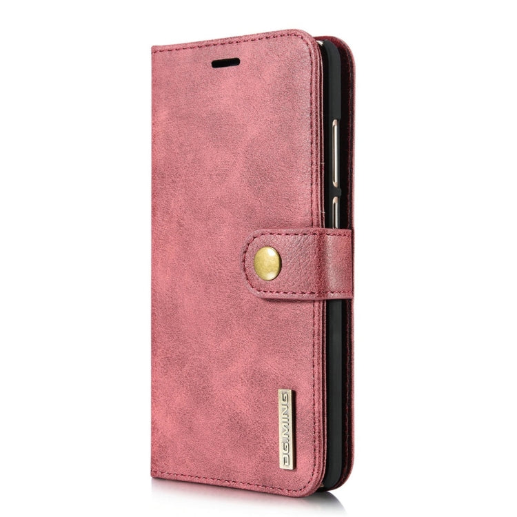 For Huawei Mate 9 Crazy Horse Texture Horizontal Flip Detachable Magnetic Protective Case with Holder & Card Slots & Wallet