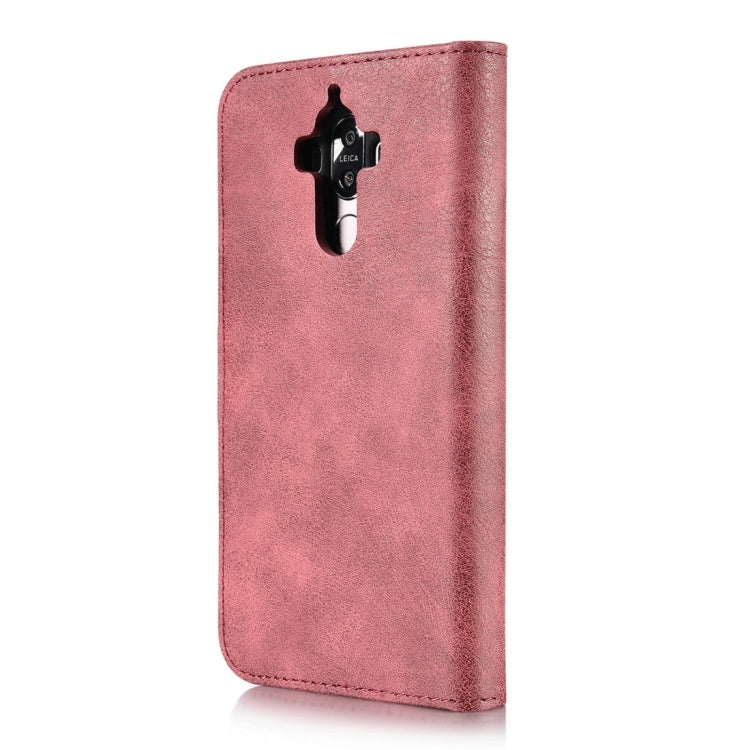 For Huawei Mate 9 Crazy Horse Texture Horizontal Flip Detachable Magnetic Protective Case with Holder & Card Slots & Wallet