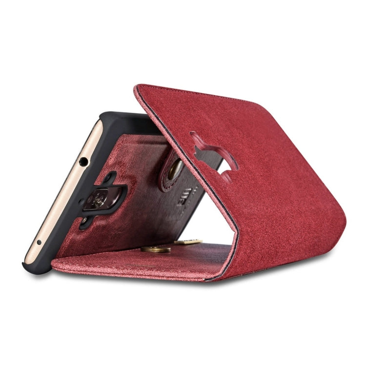 For Huawei Mate 9 Crazy Horse Texture Horizontal Flip Detachable Magnetic Protective Case with Holder & Card Slots & Wallet