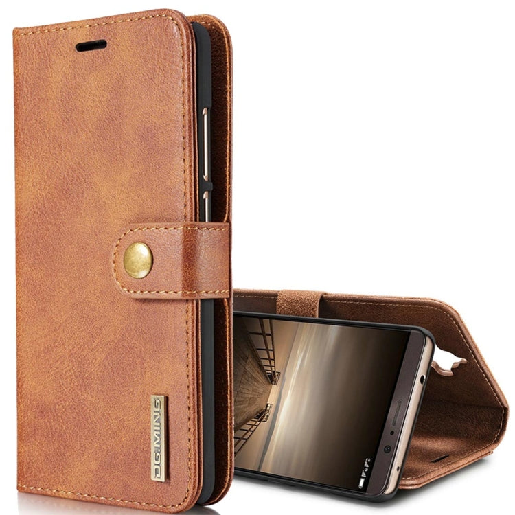 For Huawei Mate 9 Crazy Horse Texture Horizontal Flip Detachable Magnetic Protective Case with Holder & Card Slots & Wallet