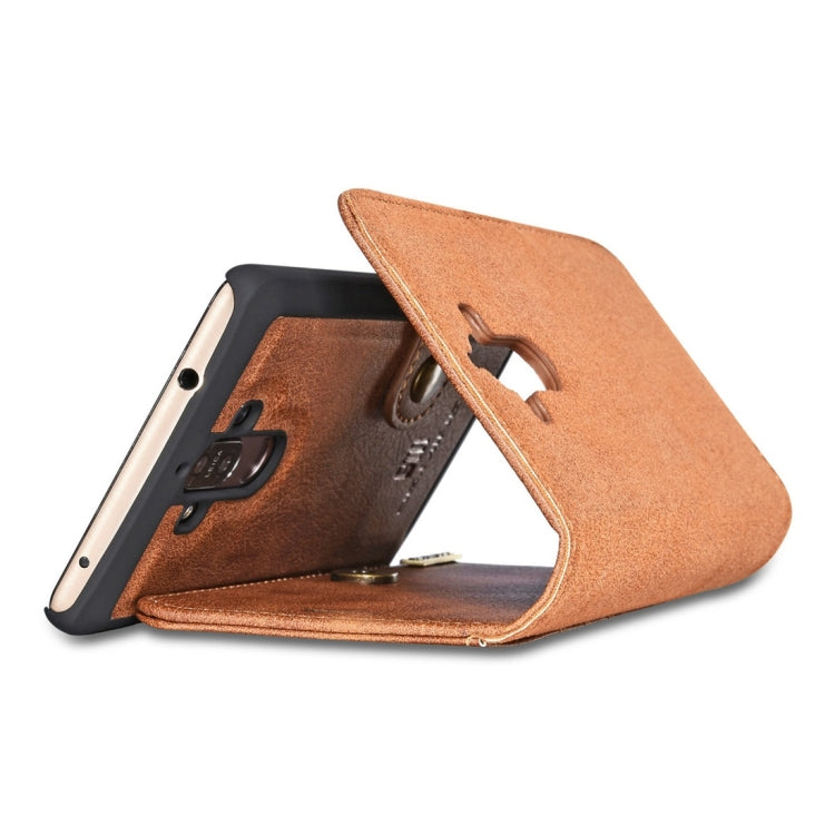 For Huawei Mate 9 Crazy Horse Texture Horizontal Flip Detachable Magnetic Protective Case with Holder & Card Slots & Wallet
