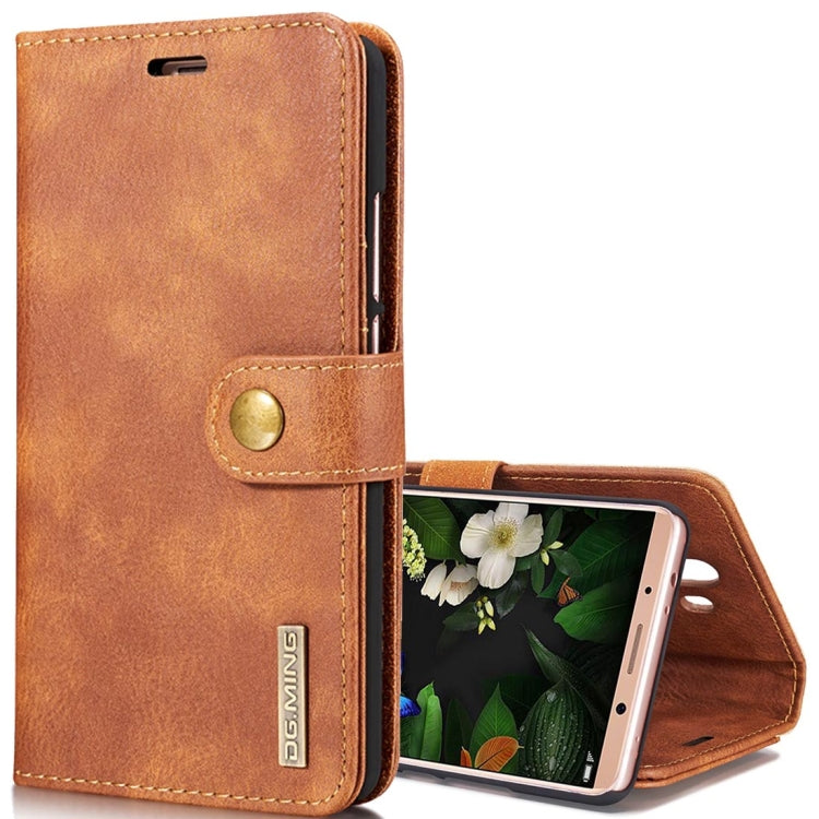 For Huawei Mate 10 Crazy Horse Texture Horizontal Flip Detachable Magnetic Protective Case with Holder & Card Slots & Wallet