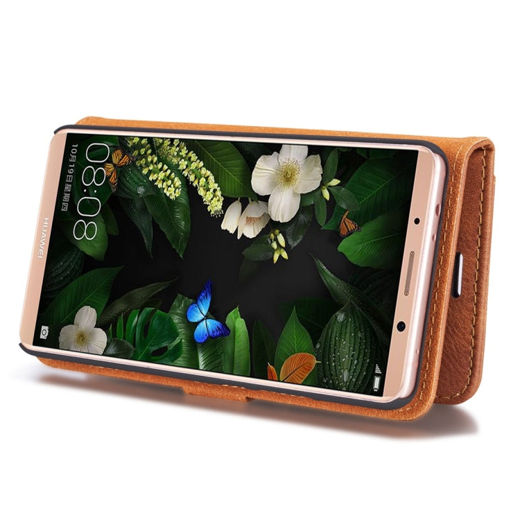 For Huawei Mate 10 Crazy Horse Texture Horizontal Flip Detachable Magnetic Protective Case with Holder & Card Slots & Wallet