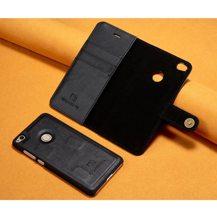 For Huawei P8 Lite (2017) Crazy Horse Texture Horizontal Flip Detachable Magnetic Protective Case with Holder & Card Slots & Wallet