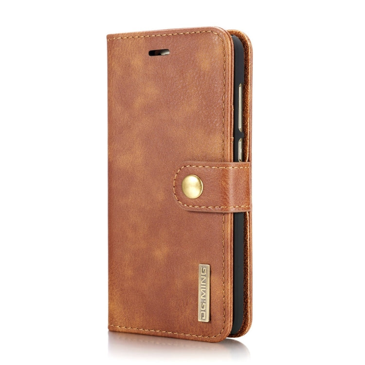 For Huawei P8 Lite (2017) Crazy Horse Texture Horizontal Flip Detachable Magnetic Protective Case with Holder & Card Slots & Wallet