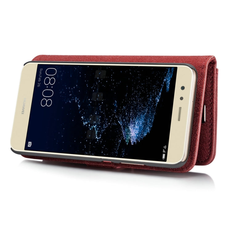 For Huawei P10 Crazy Horse Texture Horizontal Flip Detachable Magnetic Protective Case with Holder & Card Slots & Wallet