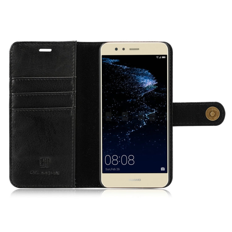 For Huawei P10 Plus Crazy Horse Texture Horizontal Flip Detachable Magnetic Protective Case with Holder & Card Slots & Wallet