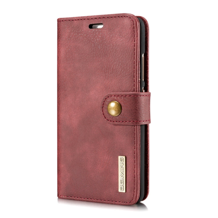 For Huawei P10 Plus Crazy Horse Texture Horizontal Flip Detachable Magnetic Protective Case with Holder & Card Slots & Wallet