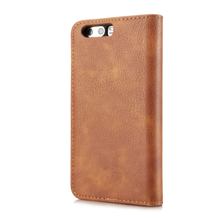 For Huawei P10 Plus Crazy Horse Texture Horizontal Flip Detachable Magnetic Protective Case with Holder & Card Slots & Wallet