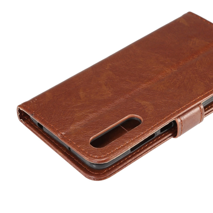 For Huawei P20 Pro Crazy Horse Texcture PU + TPU Horizontal Flip Leather Case with Holder & Card Slots & Wallet & Photo Frame