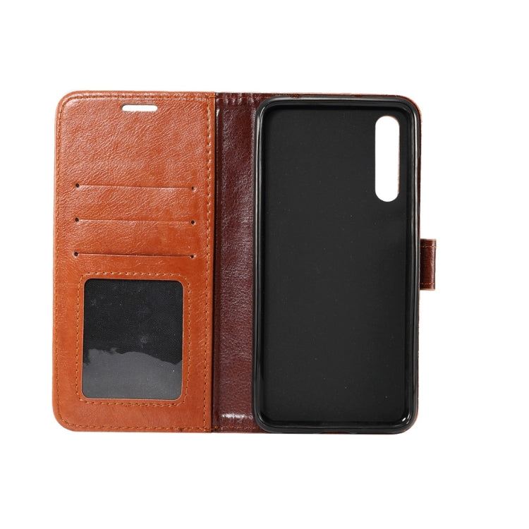 For Huawei P20 Pro Crazy Horse Texcture PU + TPU Horizontal Flip Leather Case with Holder & Card Slots & Wallet & Photo Frame