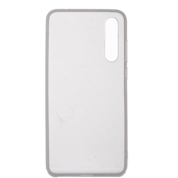 For Huawei P20 Inside and Outside Frosted TPU Protective Back Cover Case