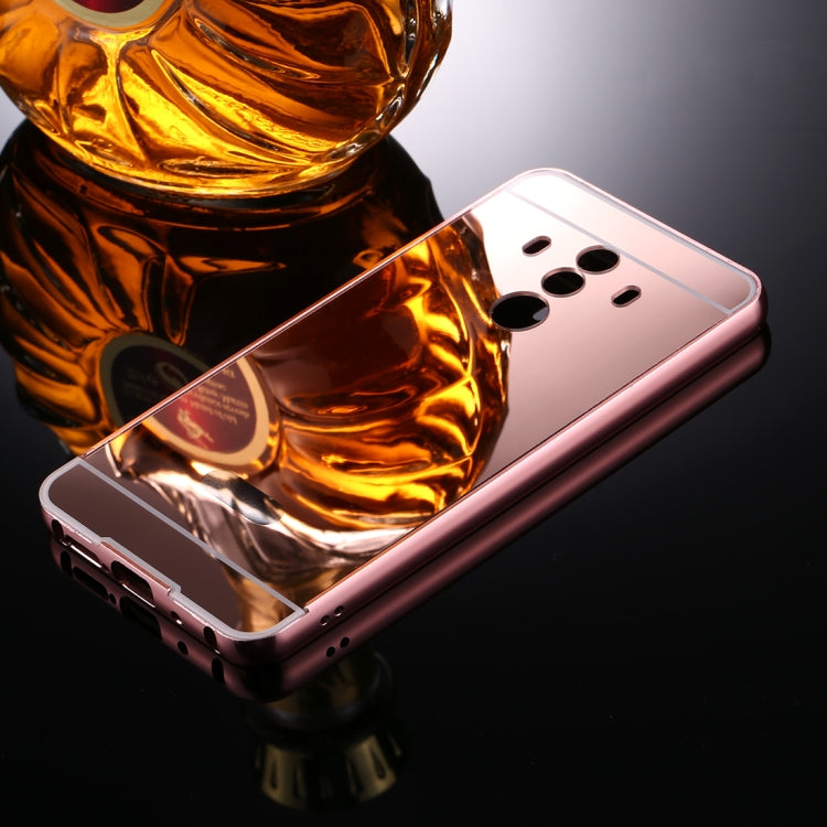 For Huawei Mate 10 Pro Electroplating + PC Mirror Protective Back Cover Case