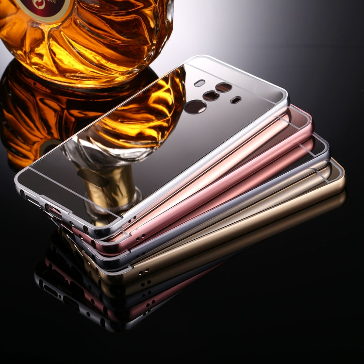 For Huawei Mate 10 Pro Electroplating + PC Mirror Protective Back Cover Case