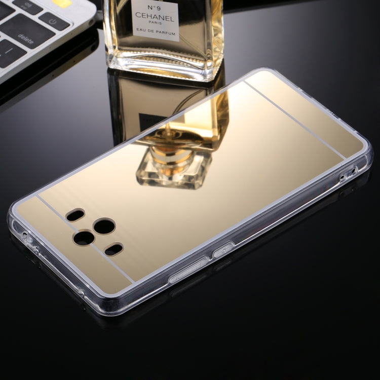 For Huawei Mate 10 Acrylic + TPU Electroplating Mirror Protective Back Cover Case