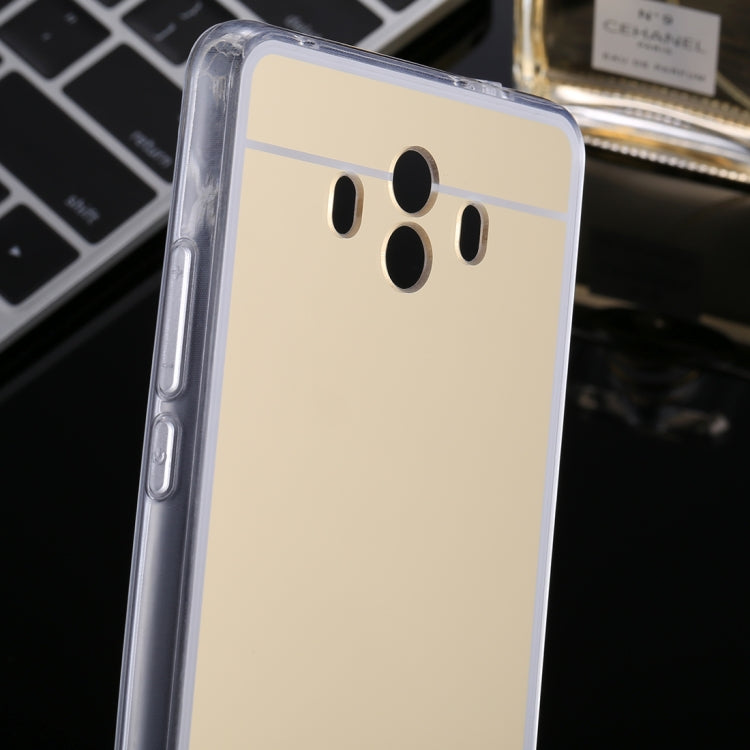For Huawei Mate 10 Acrylic + TPU Electroplating Mirror Protective Back Cover Case