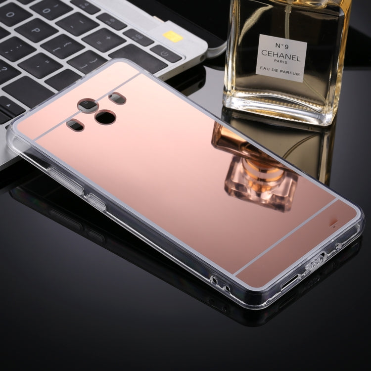 For Huawei Mate 10 Acrylic + TPU Electroplating Mirror Protective Back Cover Case