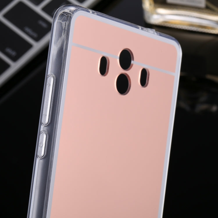 For Huawei Mate 10 Acrylic + TPU Electroplating Mirror Protective Back Cover Case