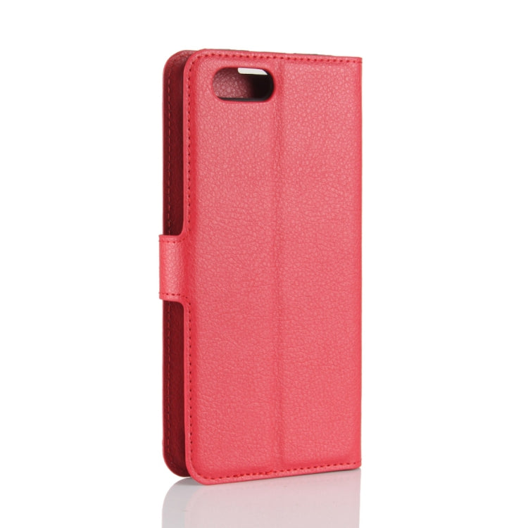 For Huawei  Honor View 10 Litchi Texture Horizontal Flip Leather Case with Holder & Card Slots & Wallet