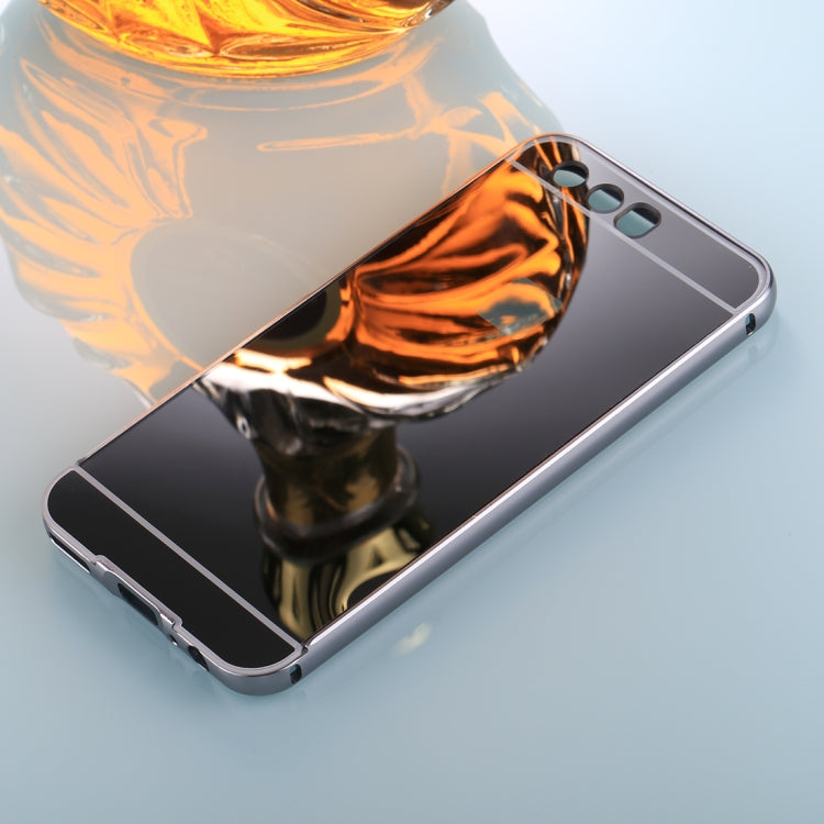 For Huawei P10 Electroplating + PC Mirror Protective Back Cover Case