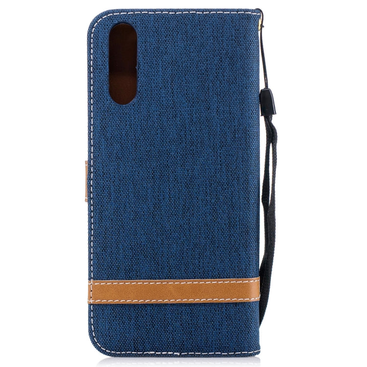 For Huawei P20 Denim Texture TPU + PU Horizontal Flip Leather Case with Holder & Card Slots & Wallet & Lanyard
