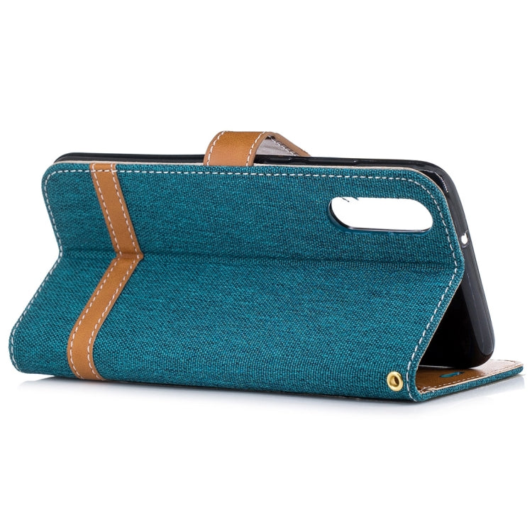 For Huawei P20 Denim Texture TPU + PU Horizontal Flip Leather Case with Holder & Card Slots & Wallet & Lanyard