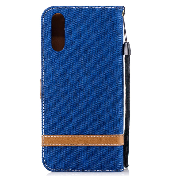 For Huawei P20 Denim Texture TPU + PU Horizontal Flip Leather Case with Holder & Card Slots & Wallet & Lanyard