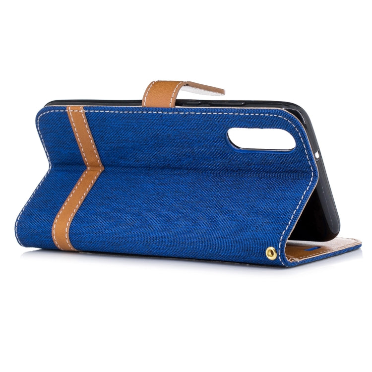 For Huawei P20 Denim Texture TPU + PU Horizontal Flip Leather Case with Holder & Card Slots & Wallet & Lanyard