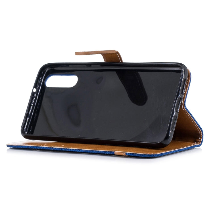 For Huawei P20 Denim Texture TPU + PU Horizontal Flip Leather Case with Holder & Card Slots & Wallet & Lanyard