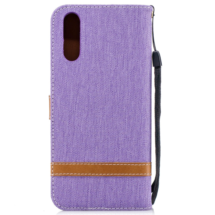 For Huawei P20 Denim Texture TPU + PU Horizontal Flip Leather Case with Holder & Card Slots & Wallet & Lanyard