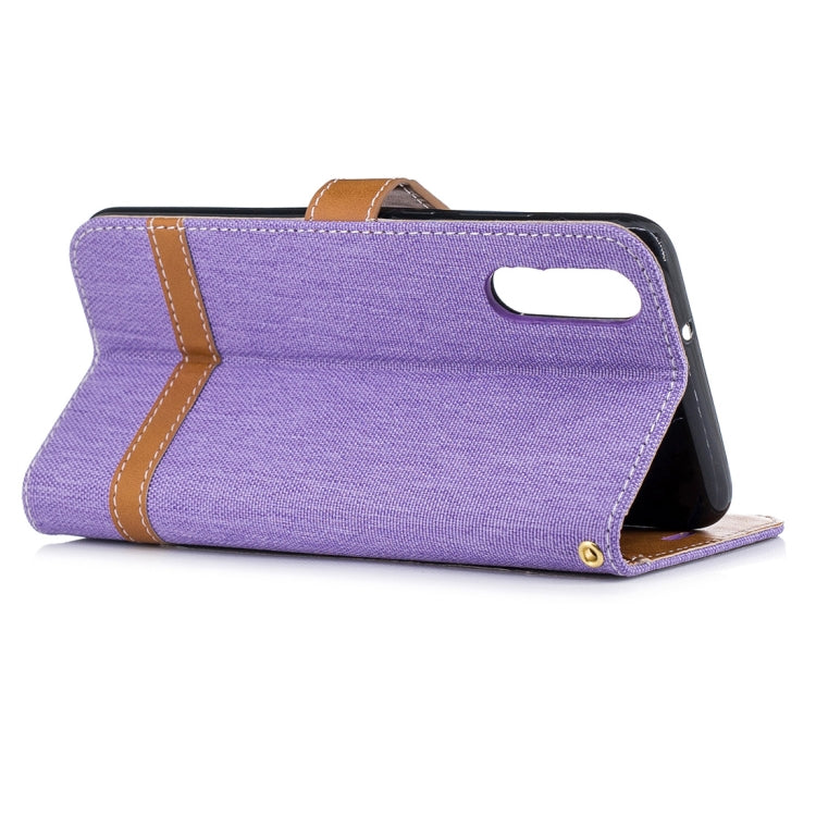 For Huawei P20 Denim Texture TPU + PU Horizontal Flip Leather Case with Holder & Card Slots & Wallet & Lanyard