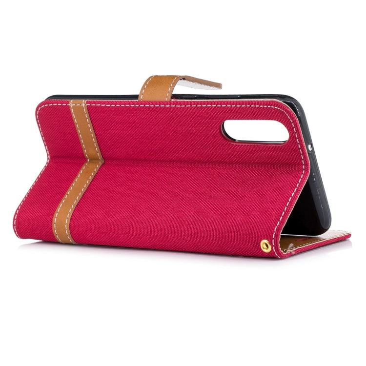 For Huawei P20 Denim Texture TPU + PU Horizontal Flip Leather Case with Holder & Card Slots & Wallet & Lanyard