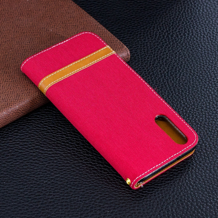 For Huawei P20 Denim Texture TPU + PU Horizontal Flip Leather Case with Holder & Card Slots & Wallet & Lanyard