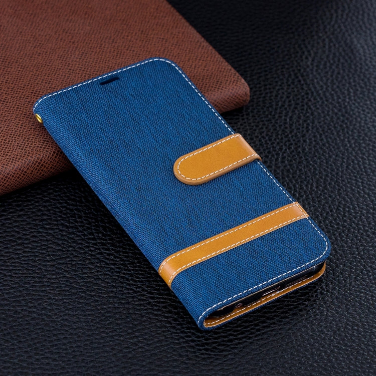For Huawei P20 Lite & nova 3e Denim Texture TPU + PU Horizontal Flip Leather Case with Holder & Card Slots & Wallet & Lanyard