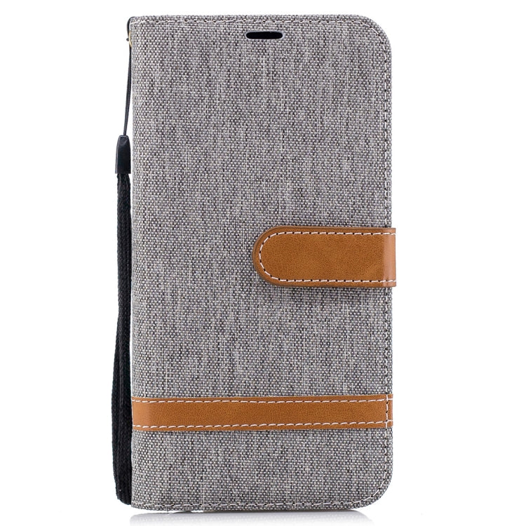 For Huawei P20 Lite & nova 3e Denim Texture TPU + PU Horizontal Flip Leather Case with Holder & Card Slots & Wallet & Lanyard