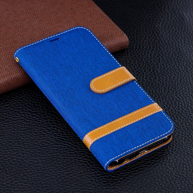 For Huawei P20 Lite & nova 3e Denim Texture TPU + PU Horizontal Flip Leather Case with Holder & Card Slots & Wallet & Lanyard