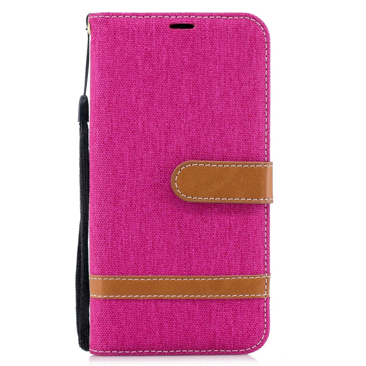 For Huawei P20 Lite & nova 3e Denim Texture TPU + PU Horizontal Flip Leather Case with Holder & Card Slots & Wallet & Lanyard