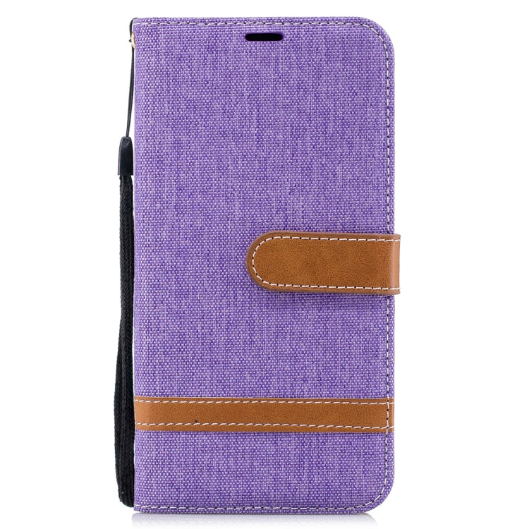 For Huawei P20 Lite & nova 3e Denim Texture TPU + PU Horizontal Flip Leather Case with Holder & Card Slots & Wallet & Lanyard