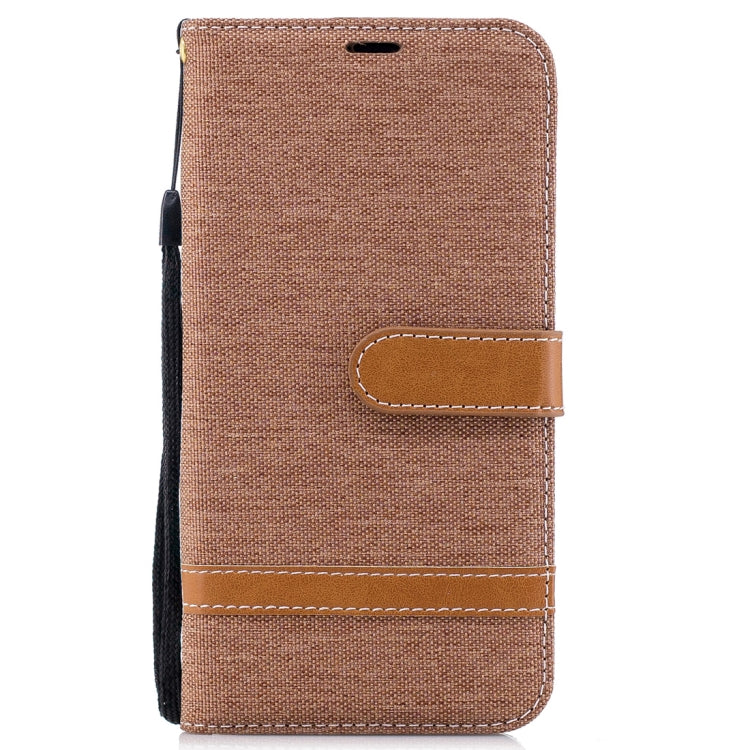 For Huawei P20 Lite & nova 3e Denim Texture TPU + PU Horizontal Flip Leather Case with Holder & Card Slots & Wallet & Lanyard