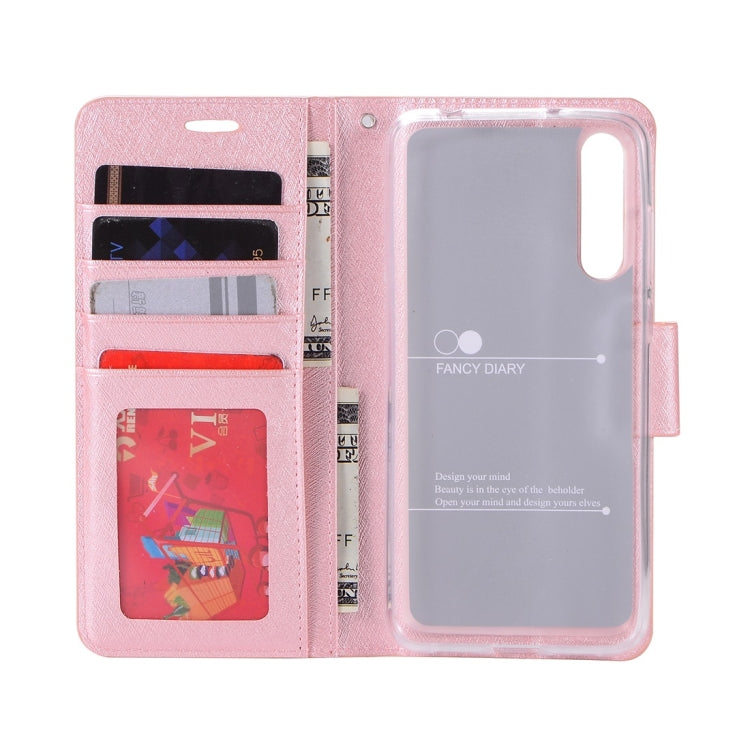 For Huawei P20 Pro Silk Texture Horizontal Flip Leather Case with Holder & Card slots & Wallet & Photo Frame