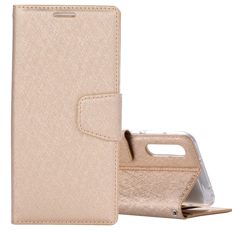 For Huawei P20 Silk Texture Horizontal Flip Leather Case with Holder & Card slots & Wallet & Photo Frame