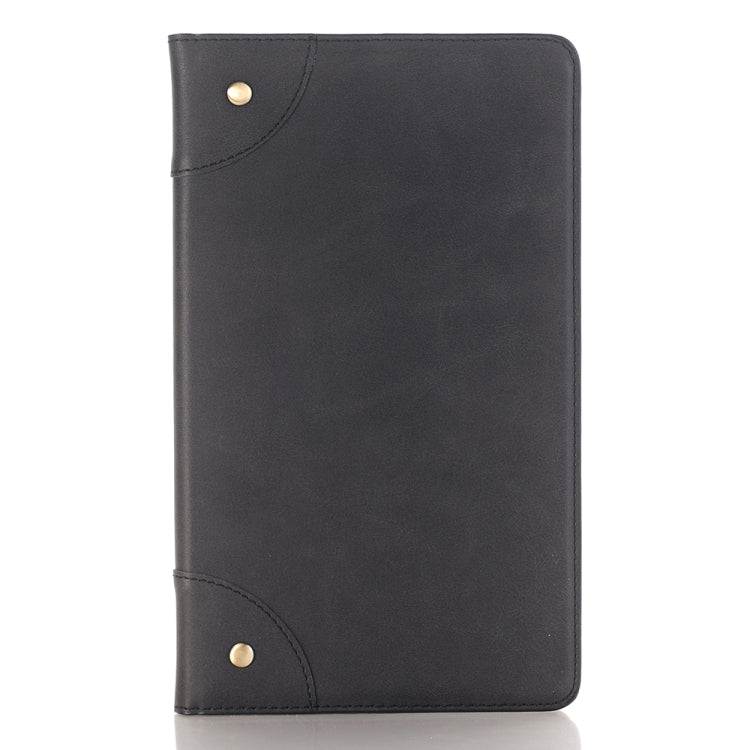 For Huawei MediaPad M5 8.4 inch Vintage Book Style Horizontal Flip Environmental PU Leather Case with Holder & Card Slots & Wallet & Photo Frame