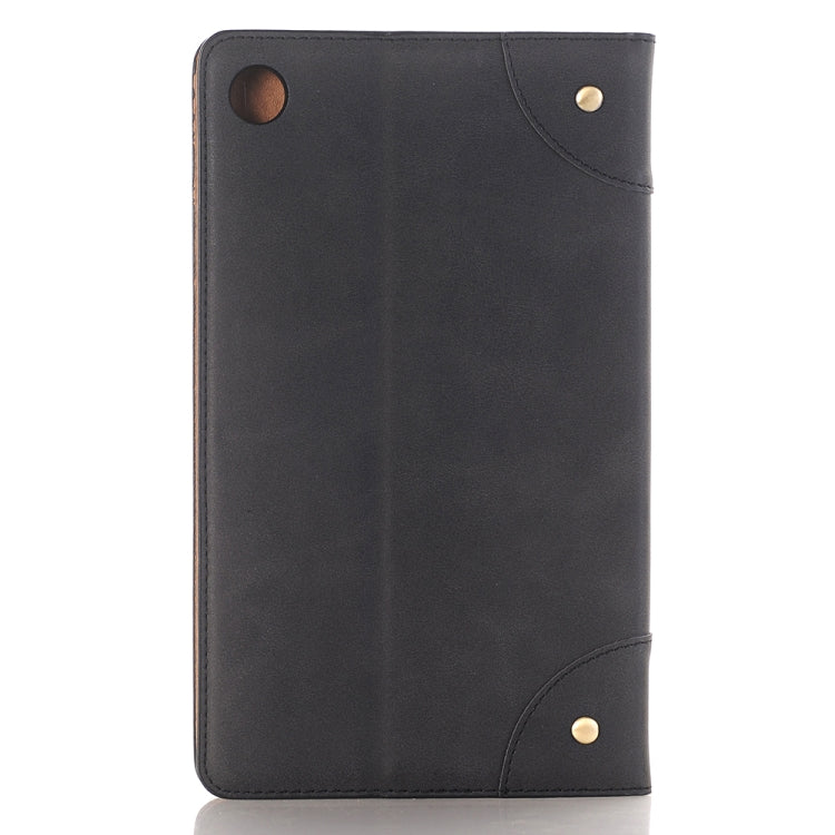 For Huawei MediaPad M5 8.4 inch Vintage Book Style Horizontal Flip Environmental PU Leather Case with Holder & Card Slots & Wallet & Photo Frame