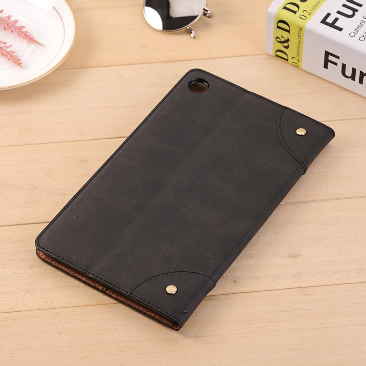 For Huawei MediaPad M5 8.4 inch Vintage Book Style Horizontal Flip Environmental PU Leather Case with Holder & Card Slots & Wallet & Photo Frame