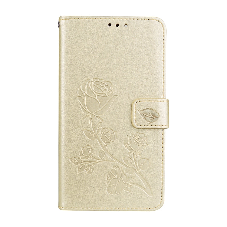For Huawei Honor 7X Rose Embossed Horizontal Flip Environmental PU Leather Case with Holder & Card Slots & Wallet